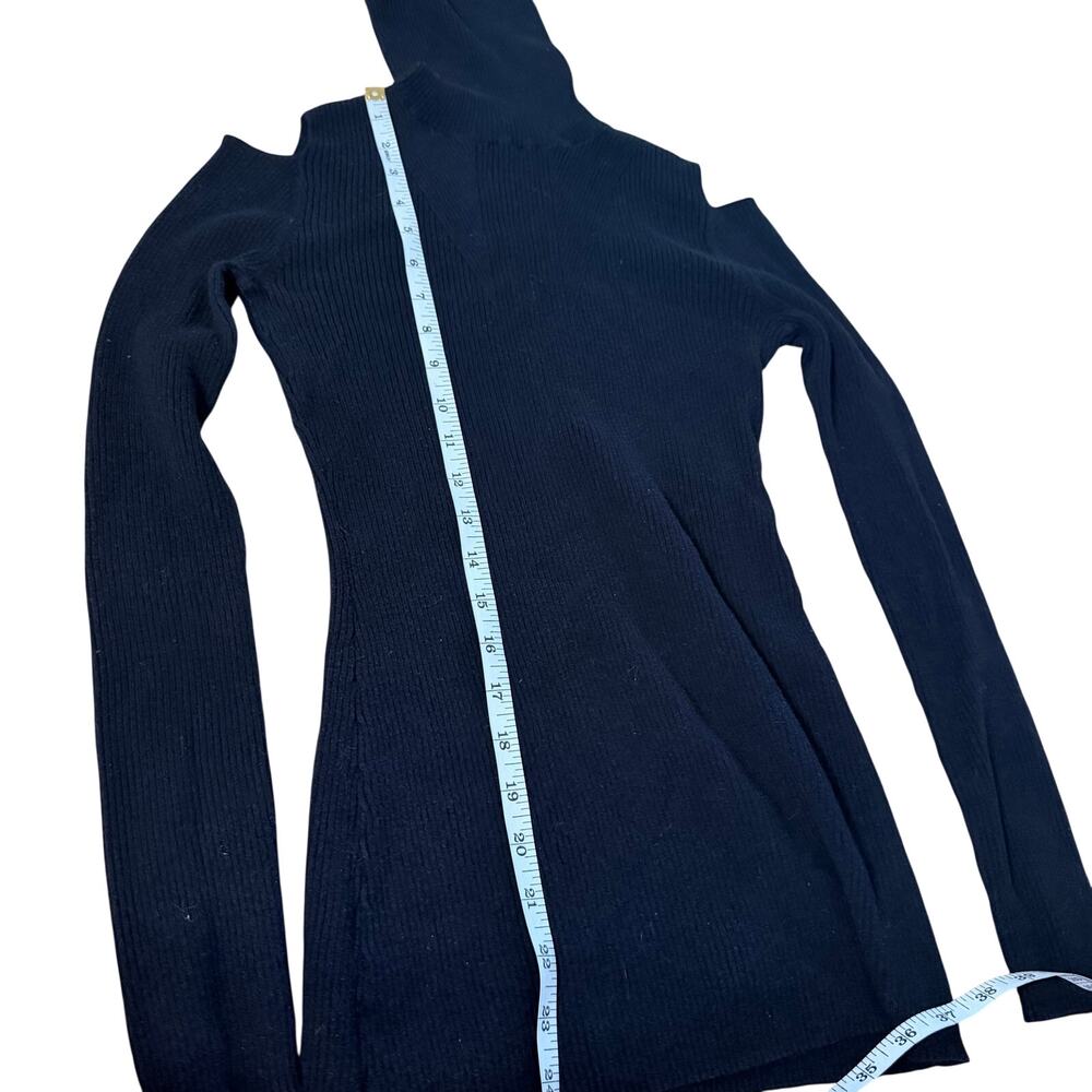 Athleta turtleneck dress w shoulders cutout sz XS dressy warm cute flattering - Picture 3 of 6